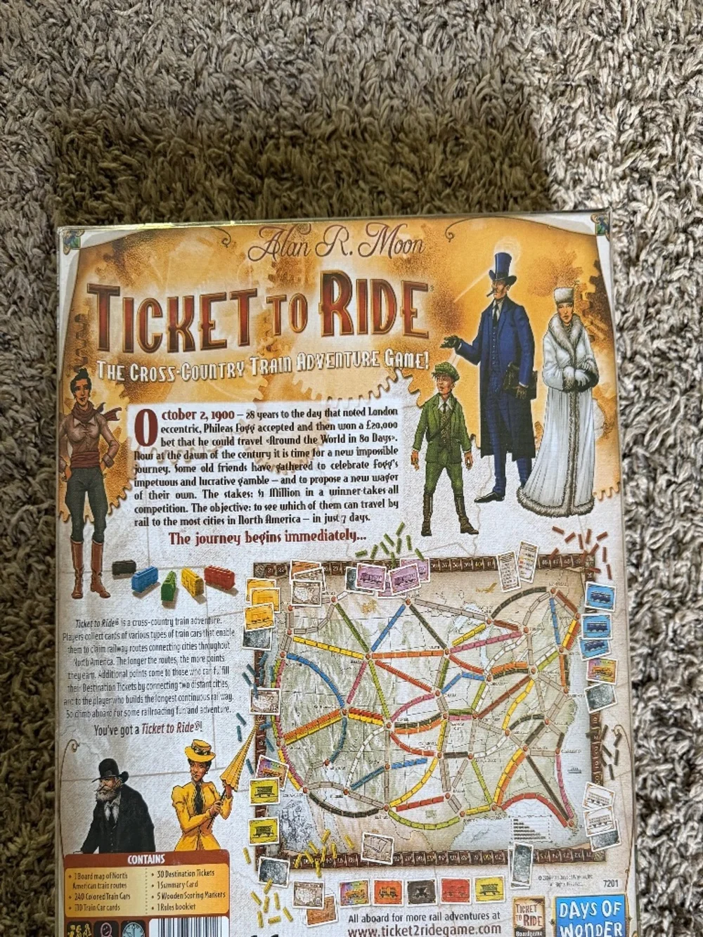 Ticket to Ride Board Game - Picture 2 of 6